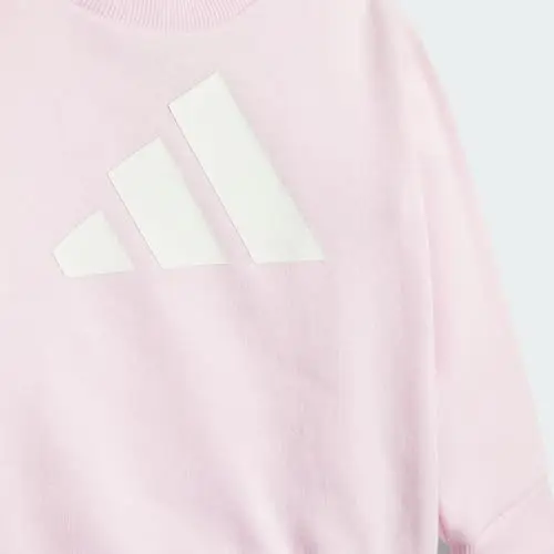 adidas Unisex - Bimbi 0-24 ESSENTIALS JOGGER, Clear Pink/White, 12 miniatura 2