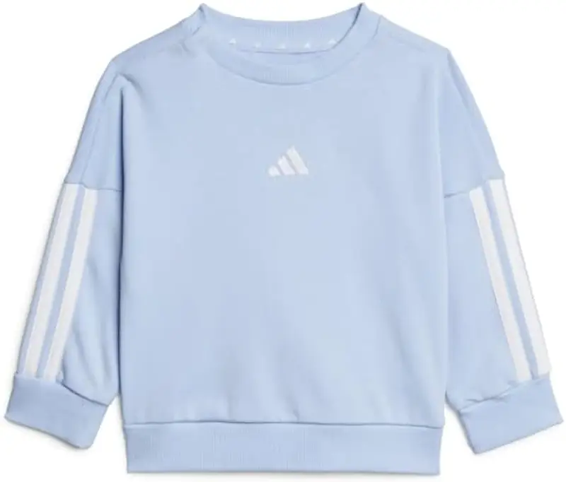 adidas Unisex - Bimbi 0-24 ESSENTIALS JOGGER, glow blue/white, 9 miniatura 2