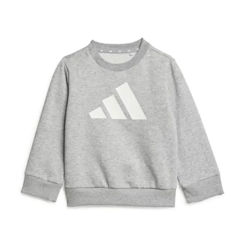 adidas Unisex - Bimbi 0-24 ESSENTIALS JOGGER, medium grey heather/white, 2 miniatura 2