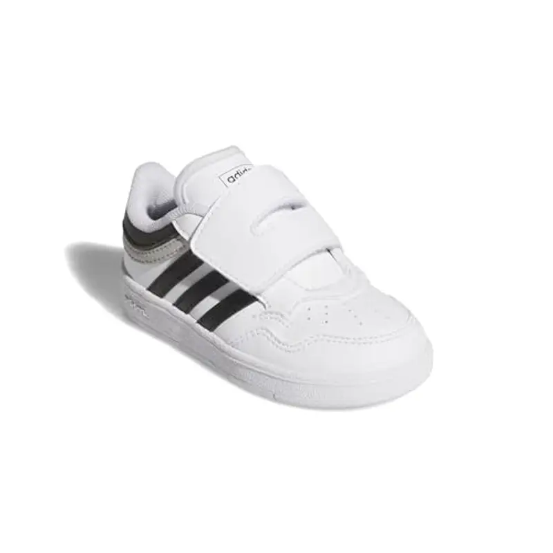 adidas Unisex - Bimbi 0-24 Hoops 4.0 Shoes, Ftwr White Core Black Grey Two, 23 EU miniatura 3