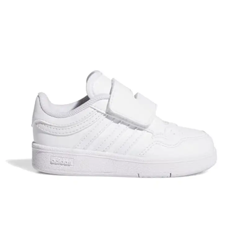 adidas Unisex - Bimbi 0-24 Hoops 4.0 Shoes, Ftwr White Ftwr White Ftwr White, 25 EU miniatura 2