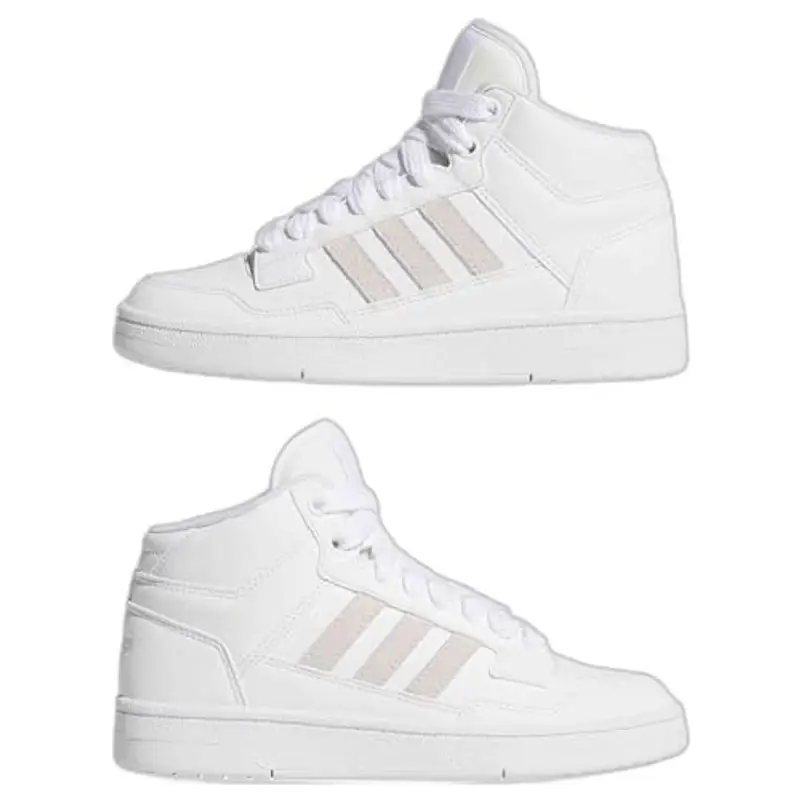 adidas Unisex - Bimbi 0-24 Hoops 4.0 Shoes, Ftwr White Pink Fusion Grey Two, 20 EU miniatura 3