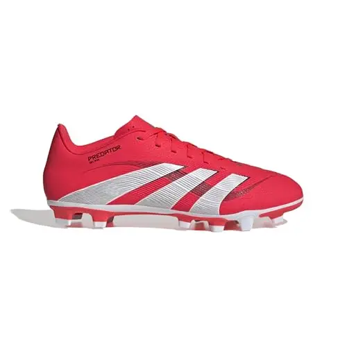 adidas Unisex Club Firm Ground/Multi Ground Football Boots, Lucid Red/Cloud White/Core Black, 40 2/3 EU miniatura 2