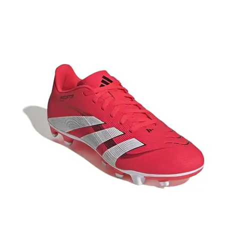adidas Unisex Club Firm Ground/Multi Ground Football Boots, Lucid Red/Cloud White/Core Black, 40 2/3 EU miniatura 3