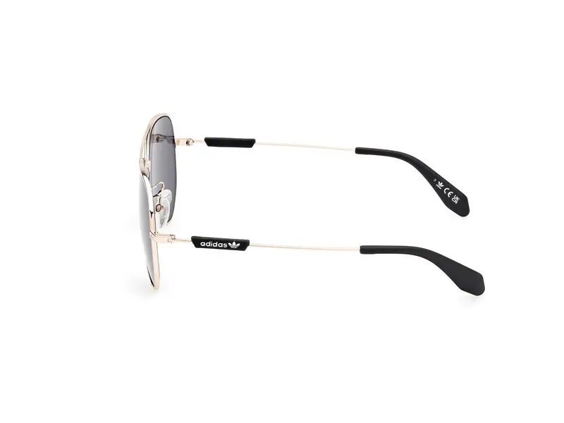 Adidas Unisex OR0085 28A Occhiali da sole Metallo Oro Fumo Pilot Normale miniatura 2