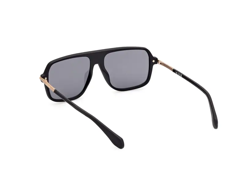 Adidas Unisex OR0100 02A Occhiali da sole Iniettato Nero Grigio Maschera Normale miniatura 3