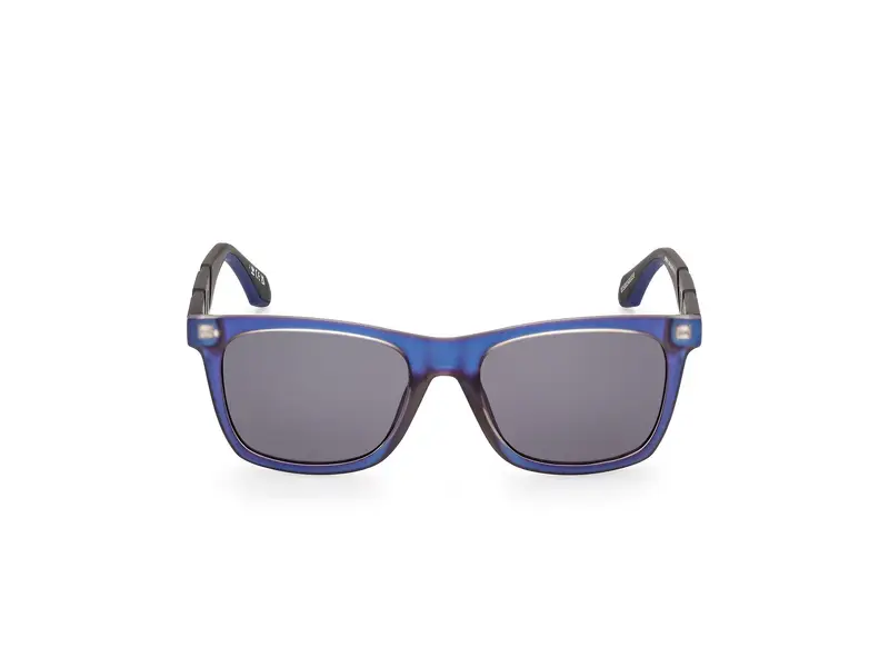 Adidas Unisex OR0101 83A Occhiali da sole Iniettato Viola Grigio Squadrata Normale miniatura 2