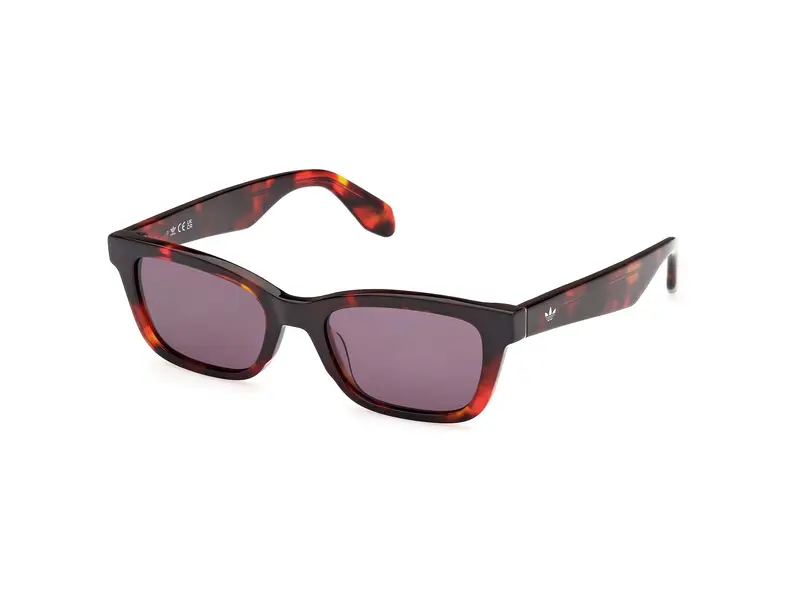 Adidas Unisex OR0117 54A Occhiali da sole Acetato Havana Fumo Squadrata Normale