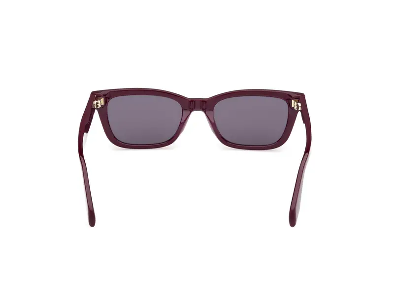 Adidas Unisex OR0117 81U Occhiali da sole Acetato Viola Bordeaux Squadrata Normale miniatura 3