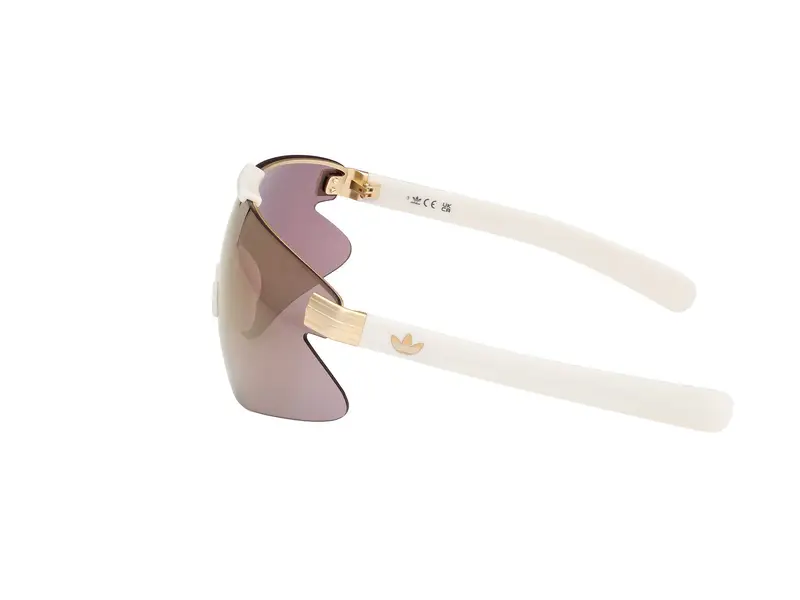 Adidas Unisex OR0121 21Z Occhiali da sole Iniettato Bianco Viola Maschera Normale miniatura 2