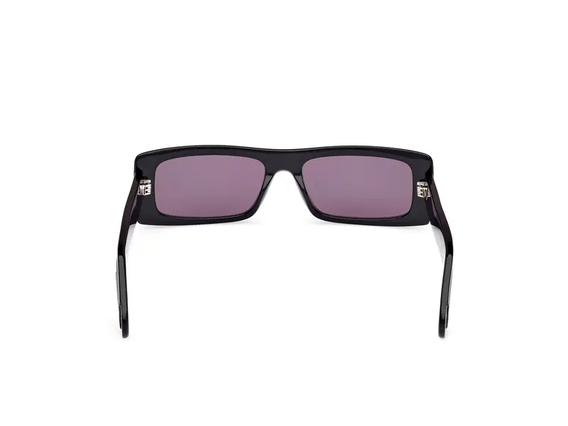 Adidas Unisex OR0124 01A Occhiali da sole Acetato Nero Fumo Squadrata Normale miniatura 3