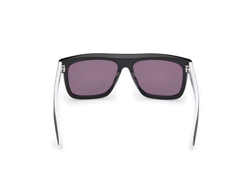 Adidas Unisex OR0127 01A Occhiali da sole Acetato Nero Fumo Squadrata Normale miniatura 3