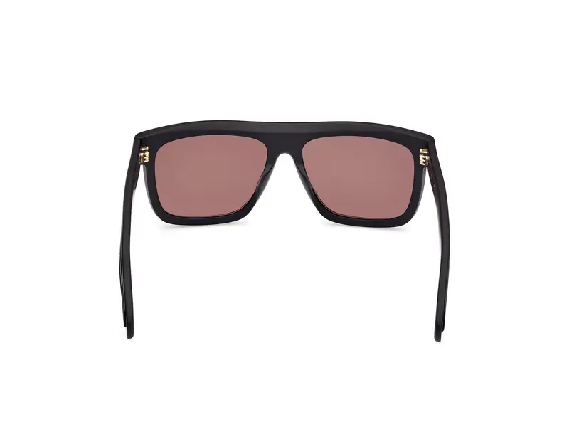 Adidas Unisex OR0127 02G Occhiali da sole Acetato Nero Marrone Squadrata Normale miniatura 3