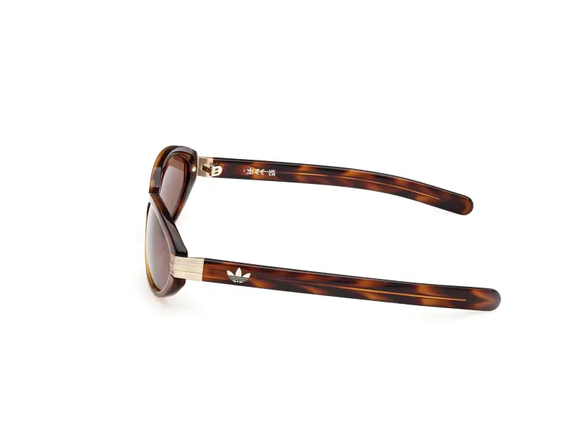 Unisex OR0129 52E Occhiali da sole Acetato Havana Marrone Rotonda Normale miniatura 3