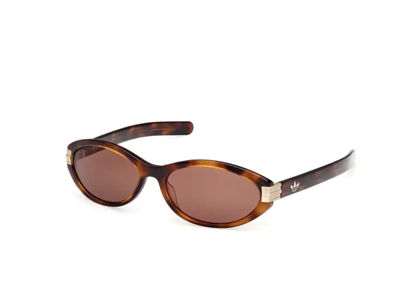 Unisex OR0129 52E Occhiali da sole Acetato Havana Marrone Rotonda Normale