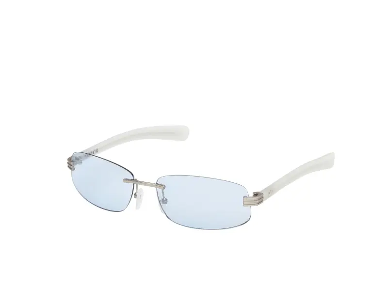 Unisex OR0130 17V Occhiali da sole Metallo Palladio Blu Squadrata Fotocromatiche