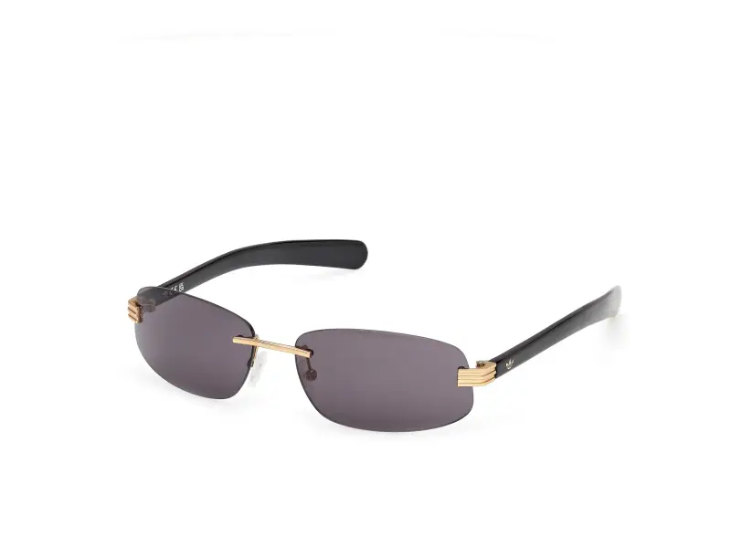 Unisex OR0130 31A Occhiali da sole Metallo Oro Fumo Squadrata Normale