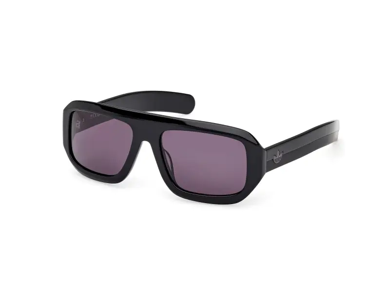 Unisex OR0131 01A Occhiali da sole Acetato Nero Fumo Squadrata Normale