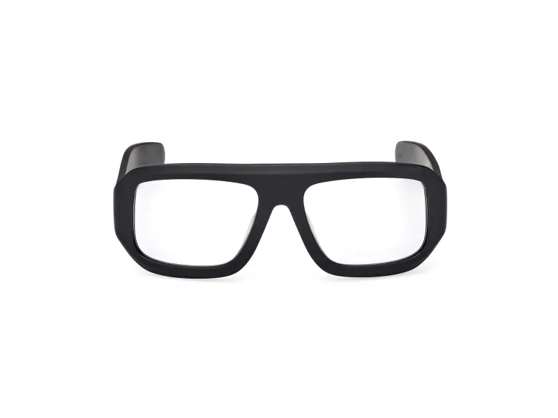 Unisex OR0131 02A Occhiali da sole Acetato Nero Fumo Squadrata Fotocromatiche miniatura 2