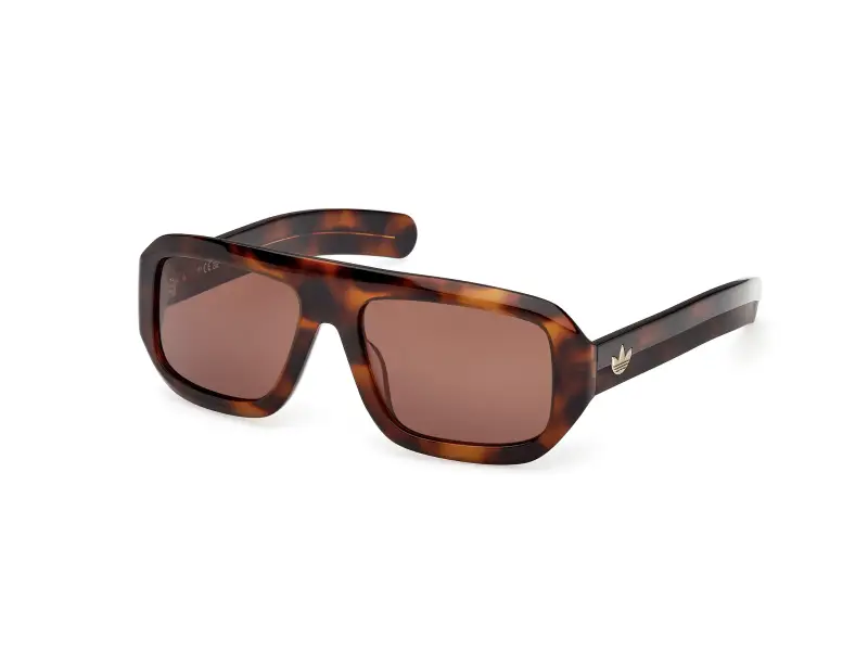 Unisex OR0131 52E Occhiali da sole Acetato Havana Marrone Squadrata Normale