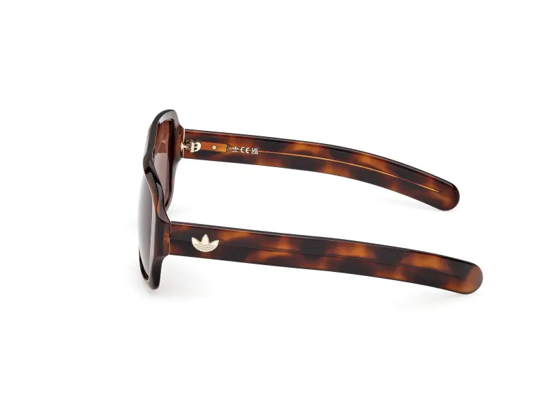 Unisex OR0132 52E Occhiali da sole Acetato Havana Marrone Squadrata Normale miniatura 3