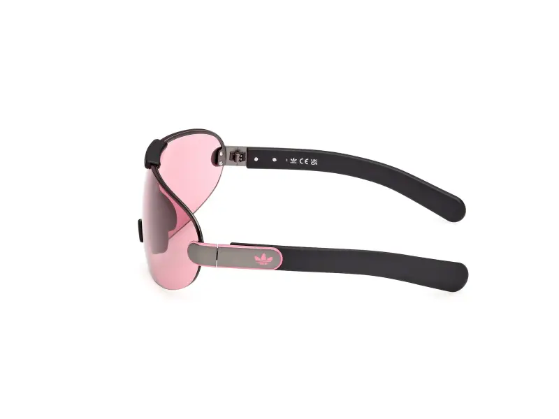 Unisex OR0135 02Y Occhiali da sole Metallo Nero Viola Maschera Normale miniatura 3