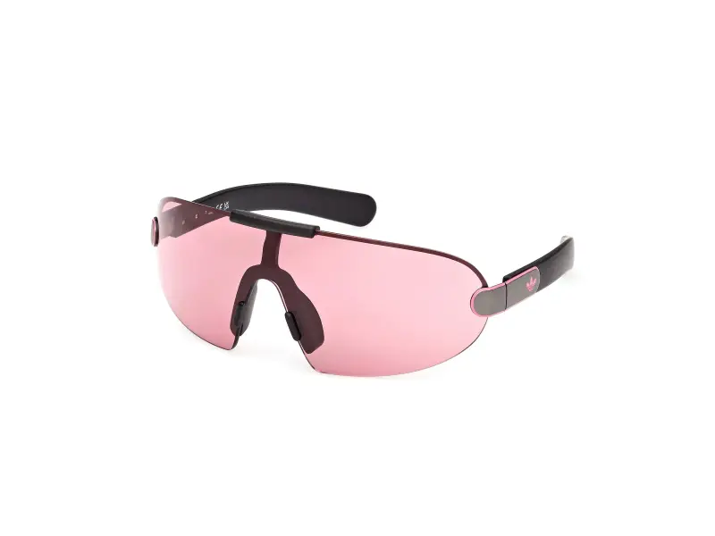 Unisex OR0135 02Y Occhiali da sole Metallo Nero Viola Maschera Normale