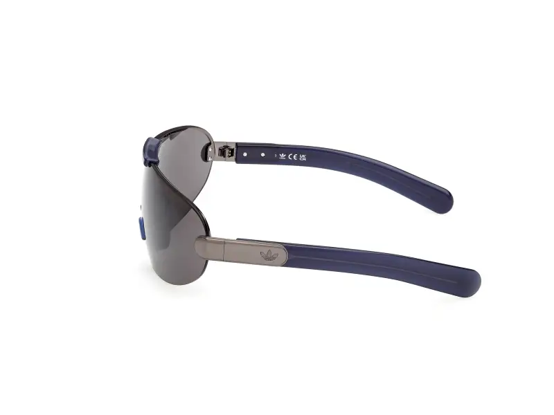 Unisex OR0135 90A Occhiali da sole Metallo Blu Marrone Maschera Normale miniatura 3