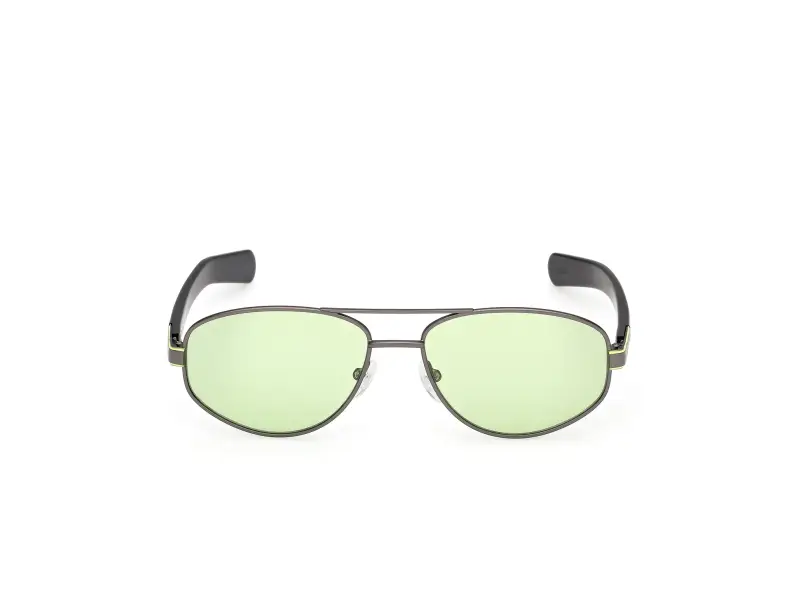 Unisex OR0137 09N Occhiali da sole Metallo Canna di fucile Verde Squadrata Fotocromatiche miniatura 2