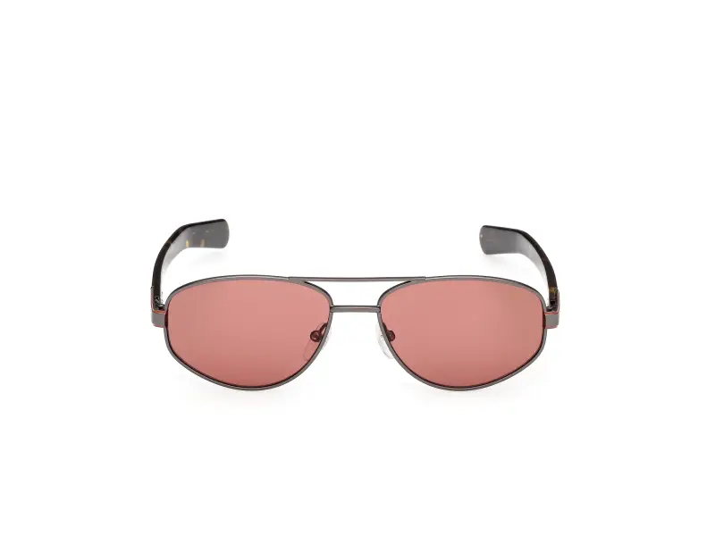 Unisex OR0137 09S Occhiali da sole Metallo Canna di fucile Bordeaux Squadrata Normale miniatura 2