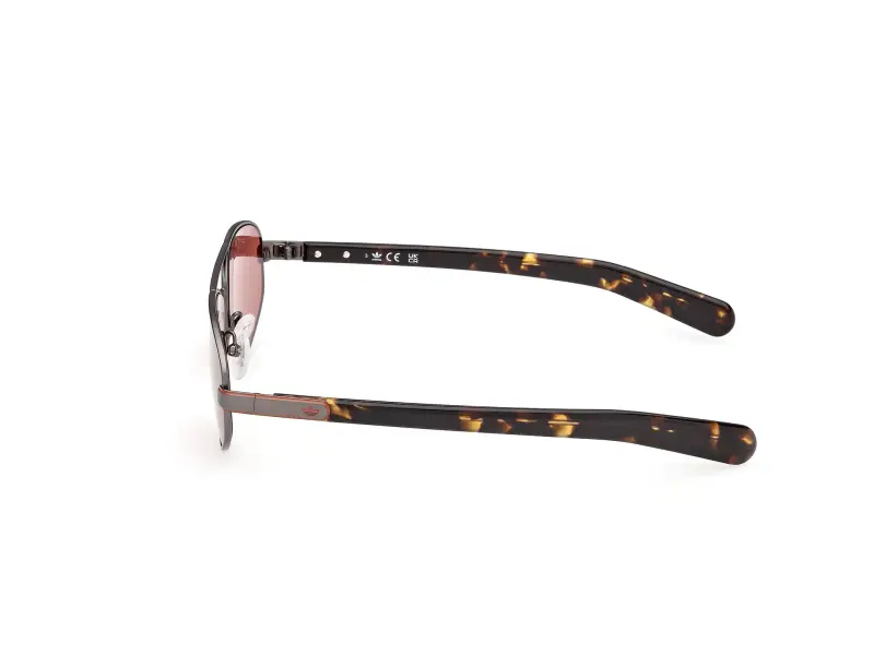 Unisex OR0137 09S Occhiali da sole Metallo Canna di fucile Bordeaux Squadrata Normale miniatura 3