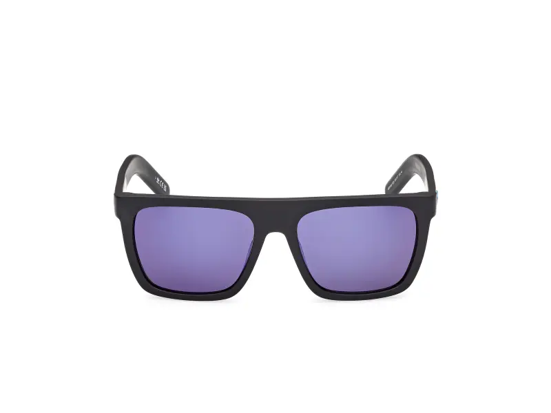 Unisex OR0140 02X Occhiali da sole Acetato Nero Blu Squadrata Normale miniatura 2