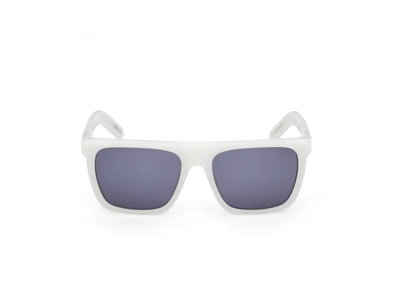 Unisex OR0140 21V Occhiali da sole Acetato Bianco Blu Squadrata Normale miniatura 2