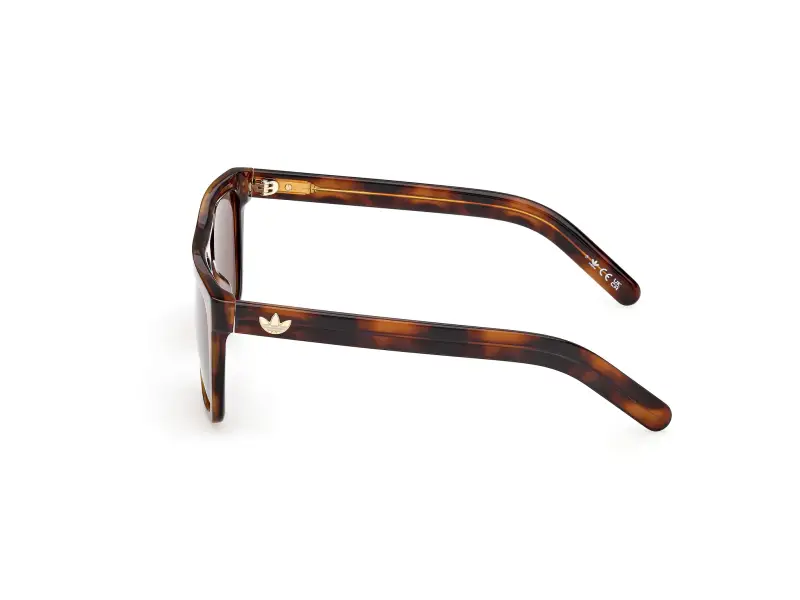 Unisex OR0140 52E Occhiali da sole Acetato Havana Marrone Squadrata Normale miniatura 3