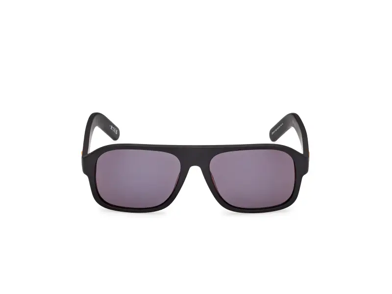 Unisex OR0141 02G Occhiali da sole Acetato Nero Marrone Pilot Normale miniatura 2