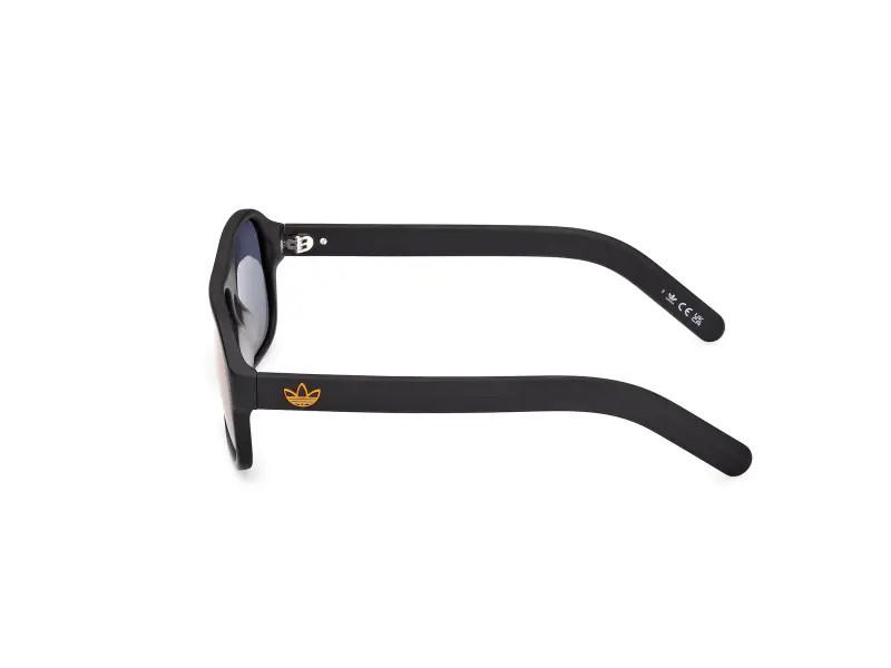 Unisex OR0141 02G Occhiali da sole Acetato Nero Marrone Pilot Normale miniatura 3