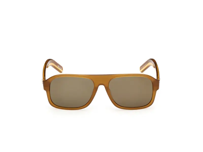 Unisex OR0141 42Q Occhiali da sole Acetato Arancione Verde Pilot Normale miniatura 2