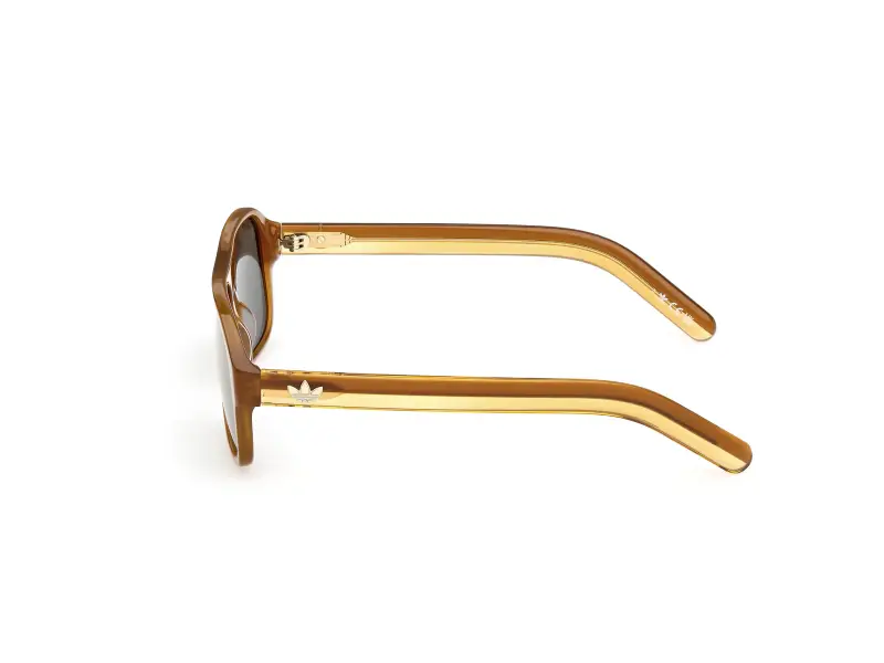 Unisex OR0141 42Q Occhiali da sole Acetato Arancione Verde Pilot Normale miniatura 3