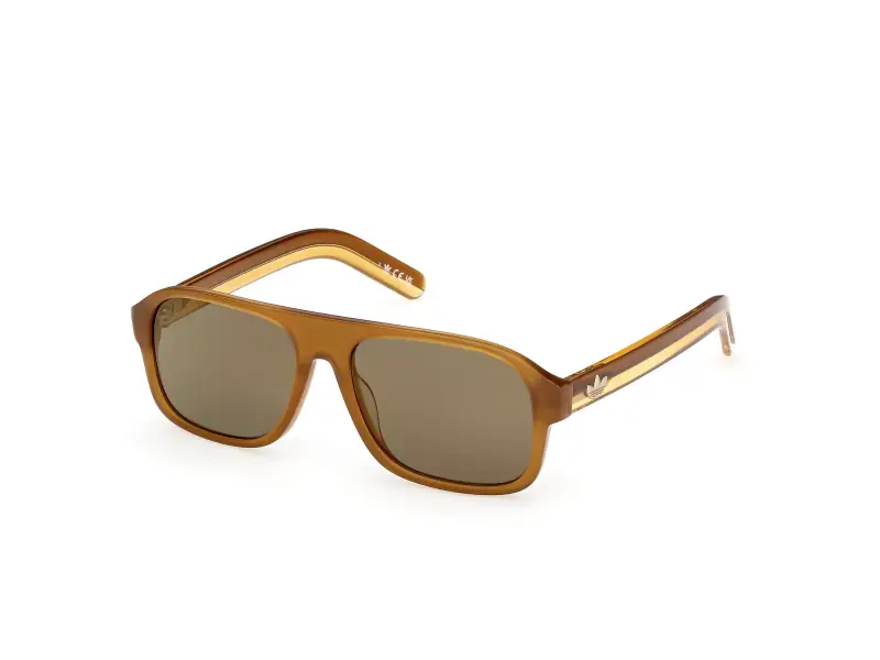 Unisex OR0141 42Q Occhiali da sole Acetato Arancione Verde Pilot Normale