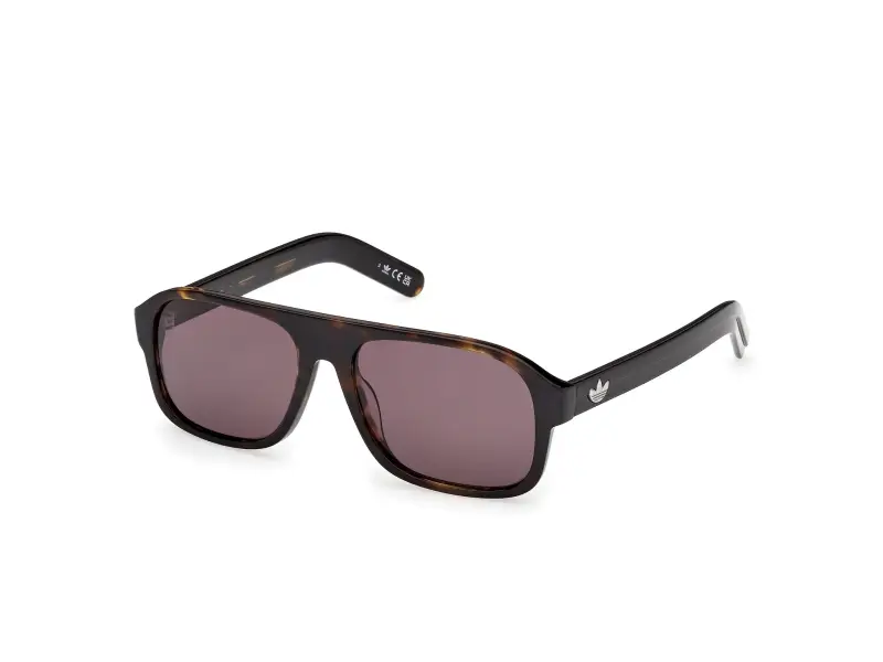 Unisex OR0141 52E Occhiali da sole Acetato Havana Marrone Pilot Normale