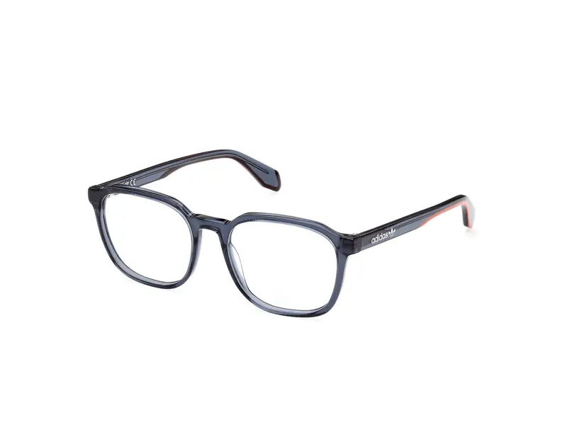 Adidas Unisex OR5045 92 Montature da vista Acetato Blu  Geometrica Normale