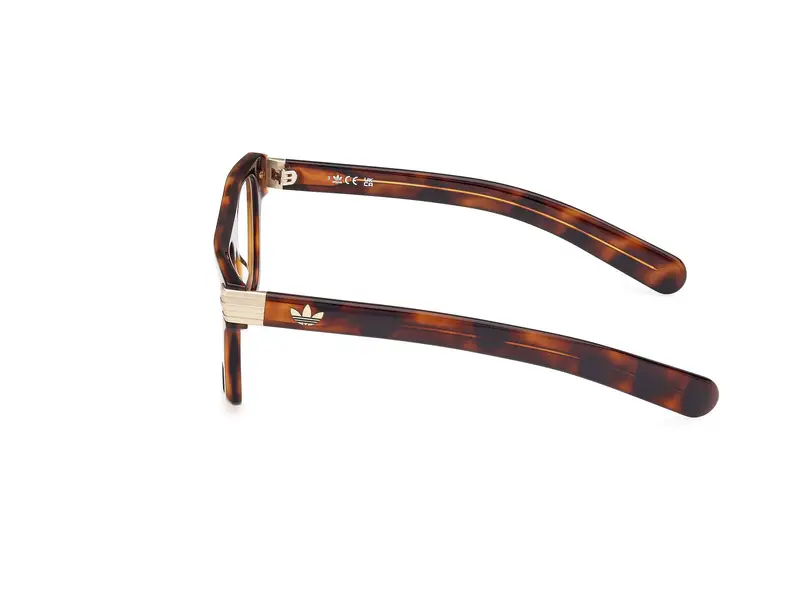 Adidas Unisex OR5103 52 Montature da vista Acetato Havana Squadrata Normale miniatura 2