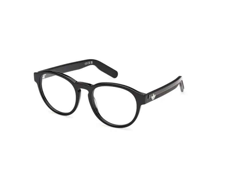 Unisex OR5126 001 Montature da vista Acetato Nero Rotonda Normale