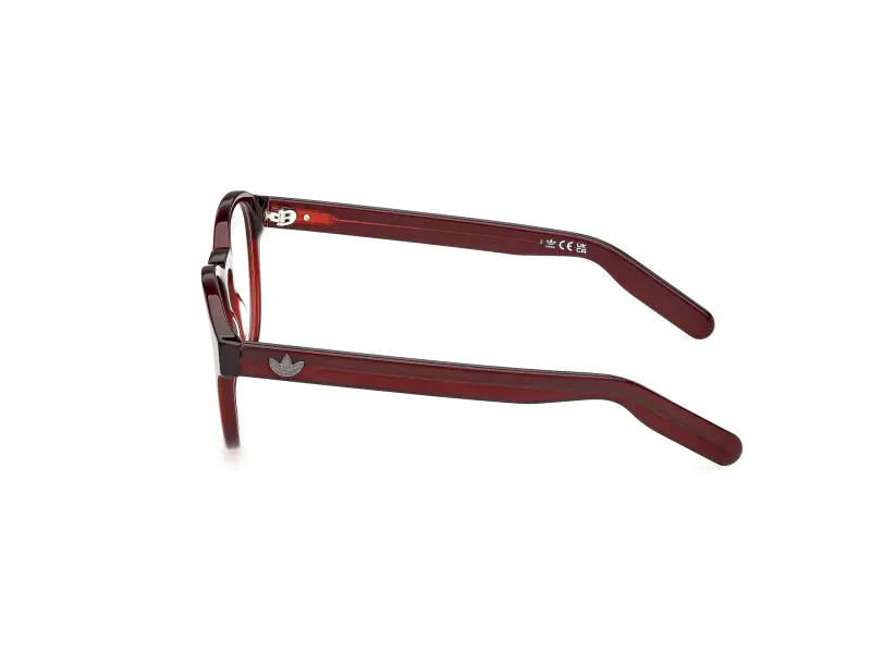 Unisex OR5126 066 Montature da vista Acetato Rosso Rotonda Normale miniatura 3