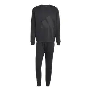 Uomo Big Logo Fleece Colorblock - JI8865 Nero