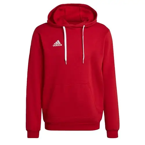 adidas Uomo Entrada 22 Sweat Hoodie, Team Power Red 2, M