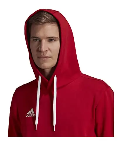 adidas Uomo Entrada 22 Sweat Hoodie, Team Power Red 2, M miniatura 2