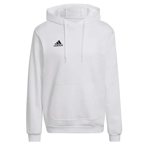 adidas Uomo Entrada 22 Sweat Hoodie, White / Black, XS