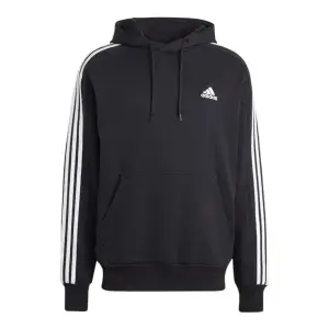 Uomo Essentials French Terry 3-Stripes Hoodie - IC0435 Nero