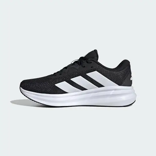 adidas Uomo Galaxy 7 Running Shoes, Core Black/Cloud White/Carbon, 46 EU miniatura 3